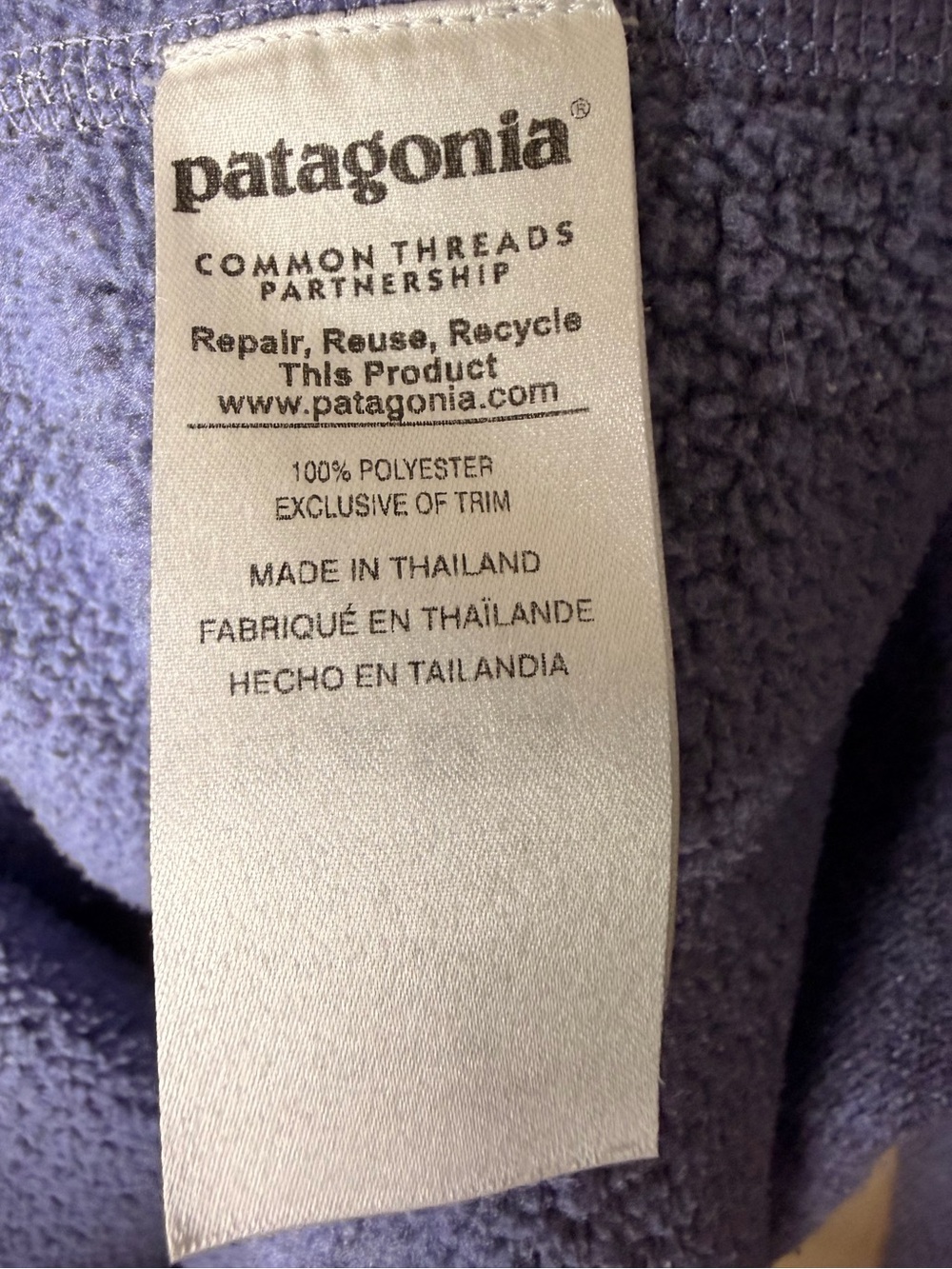 Patagonia Better Sweater 1/4 Zip Fleece U Pine Purple Pullover Size Small GUC - Picture 6 of 8